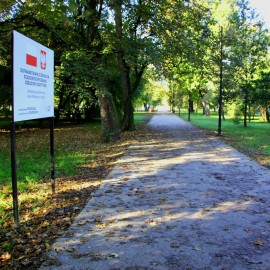 powiększ zdjęcie: Zakończono przebudowę alejek parkowych: Białej, Oswobodzenia i Hetmańskiej