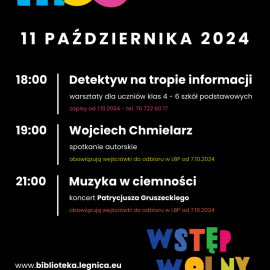 Noc Bibliotek w Legnickiej Bibliotece Publicznej