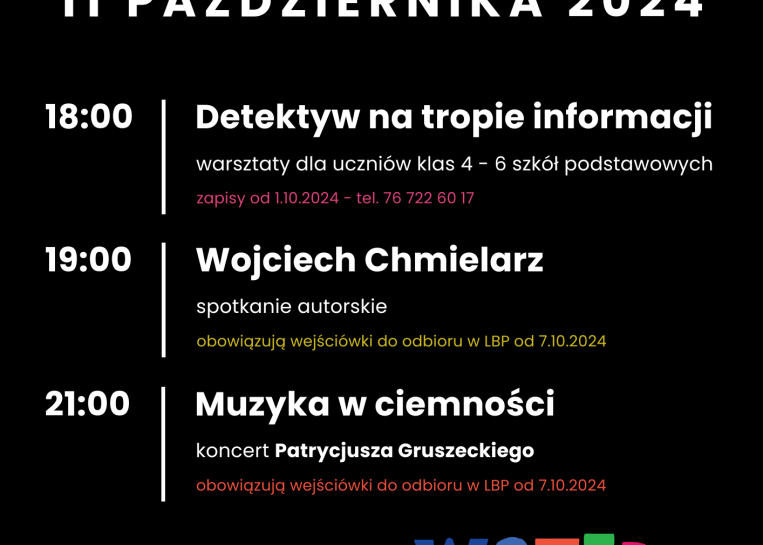 Noc Bibliotek w Legnickiej Bibliotece Publicznej