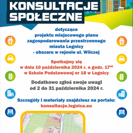 powiększ zdjęcie: Konsultacje społeczne - dołącz do dyskusji 10 października