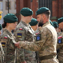 Ślubowanie i nadanie sztandaru Wojskowej Szkoły Średniej im. Zawiszy Czarnego