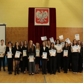 Uroczyste wręczenie certyfikatów w Zespole Szkół Ekonomicznych