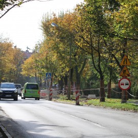 powiększ zdjęcie: Kolejny etap prac na przebudowie al. Rzeczypospolitej