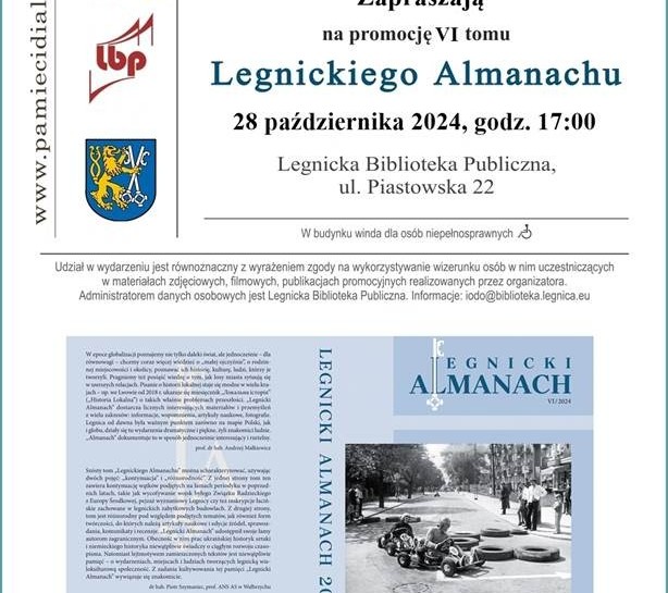 Promocja VI tomu Legnickiego Almanachu w Legnickiej Bibliotece Publicznej