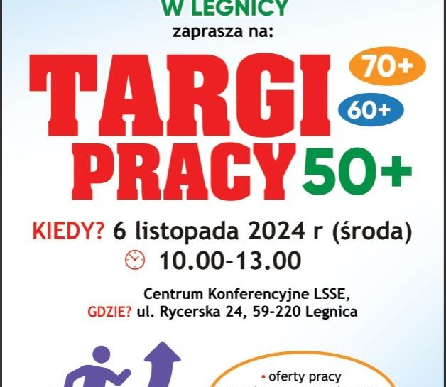 Zapraszamy na Targi Pracy 50 plus