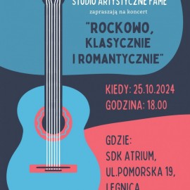 Koncerty w Domu Kultury Atrium: „Rockowo, klasycznie, romantycznie” i „Scena Młodych”