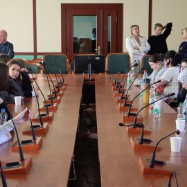 powiększ zdjęcie: Uczniowie z Pestalozzi-Oberschule w Miśni z wizytą w Legnicy