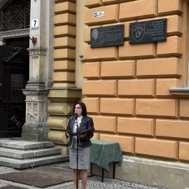 powiększ zdjęcie: Obchody 85. rocznicy przyznania Nagrody Nobla Gerhardowi Domagkowi