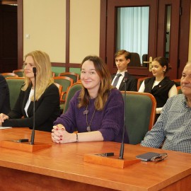 powiększ zdjęcie: I sesja Młodzieżowej Rady Miejskiej Legnicy VIII Kadencji