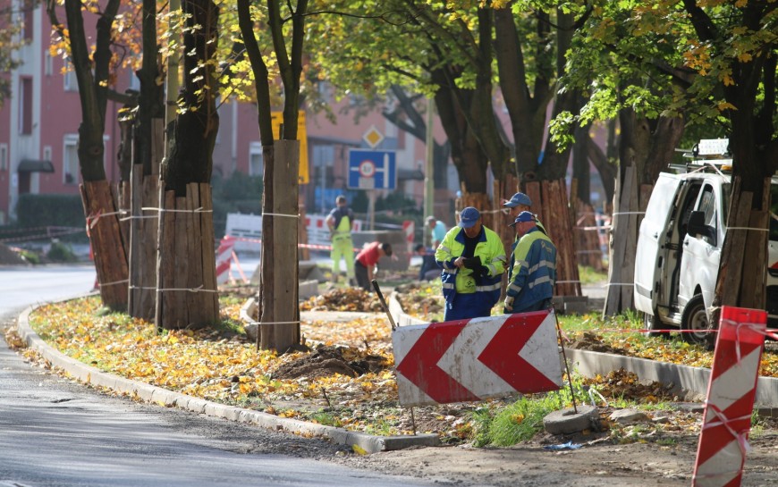 Zmiany w organizacji ruchu na al. Rzeczypospolitej od 5 listopada