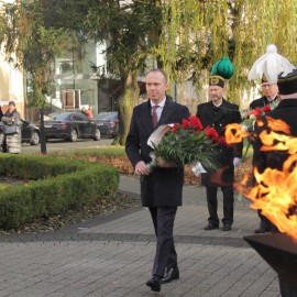 powiększ zdjęcie: Dzień Pamięci Ofiar Wypadków w Pracy w KGHM