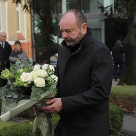 powiększ zdjęcie: Dzień Pamięci Ofiar Wypadków w Pracy w KGHM