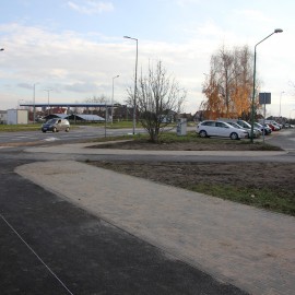 powiększ zdjęcie: Nowe ścieżki rowerowe i chodniki na Piekarach już gotowe