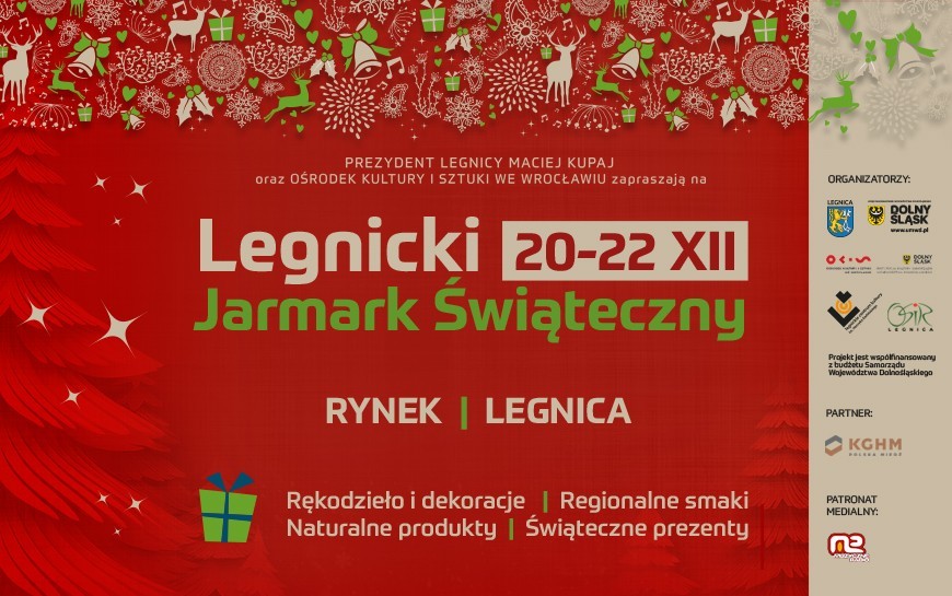 Zapraszamy na Legnicki Jarmark Świąteczny