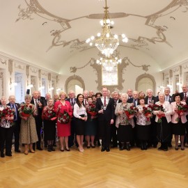 Prezydent uhonorował małżeństwa za długoletnie pożycie