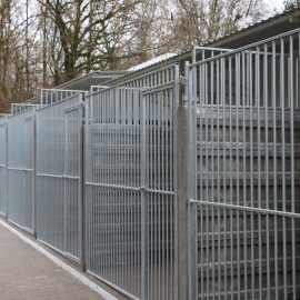 powiększ zdjęcie: LBO. Powstały nowe pawilony z wybiegami dla piesków