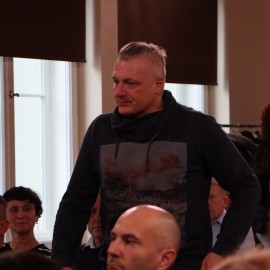 powiększ zdjęcie: Honorowi dawcy krwi uhonorowani w Centrum Witelona