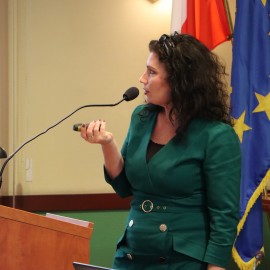 powiększ zdjęcie: III sesja Młodzieżowej Rady Miejskiej w Legnicy