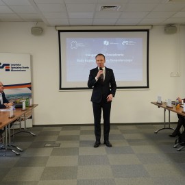 powiększ zdjęcie: Maciej Kupaj przewodniczącym Rady Rozwoju Obszaru Gospodarczego LSSE