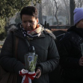powiększ zdjęcie: Legniczanie uczcili bohaterów powstania wielkopolskiego