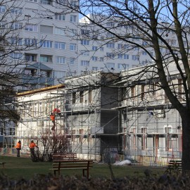 powiększ zdjęcie: Termomodernizacja obiektów użyteczności publicznej. Postęp prac