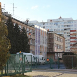 powiększ zdjęcie: Termomodernizacja obiektów użyteczności publicznej. Postęp prac