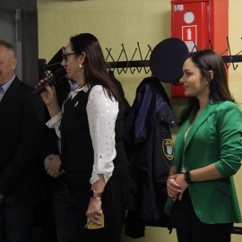 powiększ zdjęcie: Uroczyste otwarcie wirtualnej strzelnicy
