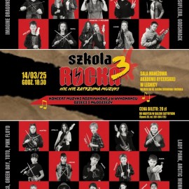 Legnickie Centrum Kultury zaprasza na &quot;Szkołę Rocka 3&quot;