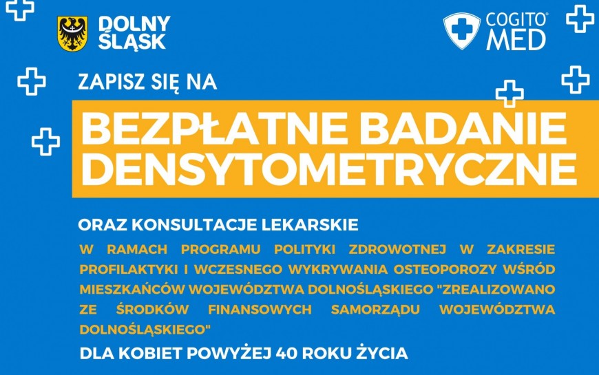 Bezpłatne badania w kierunku osteoporozy w Legnicy