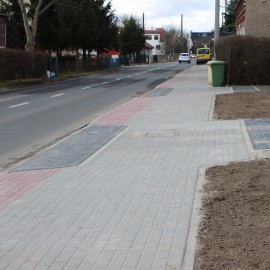 Na ul. Pątnowskiej dobiega końca przebudowa chodnika