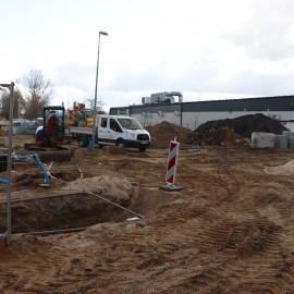 powiększ zdjęcie: Trwa przebudowa ul. Łowickiej. Zobacz jak przebiegają prace