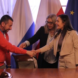 powiększ zdjęcie: Młodzież z Grecji i Turcji w Legnicy