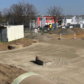 powiększ zdjęcie: Zobacz jak przebiega budowa ronda turbinowego na ul. Jaworzyńskiej