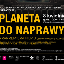 Planeta do naprawy – ekologiczne wydarzenie dla młodzież w Centrum Witelona