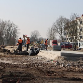 powiększ zdjęcie: Budowa ul. Mickiewicza. Od poniedziałku zamknięte skrzyżowanie z ul. Oświęcimską