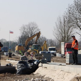 powiększ zdjęcie: Budowa ul. Mickiewicza. Od poniedziałku zamknięte skrzyżowanie z ul. Oświęcimską