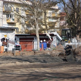 powiększ zdjęcie: Budowa ul. Mickiewicza. Od poniedziałku zamknięte skrzyżowanie z ul. Oświęcimską