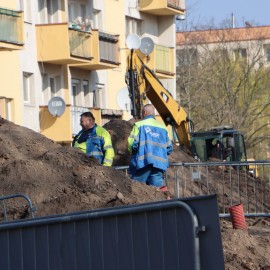 powiększ zdjęcie: Budowa ul. Mickiewicza. Od poniedziałku zamknięte skrzyżowanie z ul. Oświęcimską