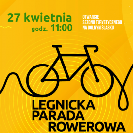 Legnicka Parada Rowerowa już 27 kwietnia - zapisy otwarte!
