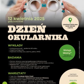 powiększ zdjęcie: Zadbaj o wzrok – swój i bliskich. Zajrzyj na Dzień Okularnika!