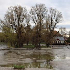 powiększ zdjęcie: Trwa oczyszczanie Koziego Stawu. Prace przebiegają zgodnie z harmonogramem