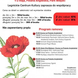 powiększ zdjęcie: Zostań wystawcą na Legnickiej Majówce 2025!