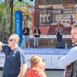 powiększ zdjęcie: W Legnicy otworzyliśmy sezon turystyczny na Dolnym Śląsku