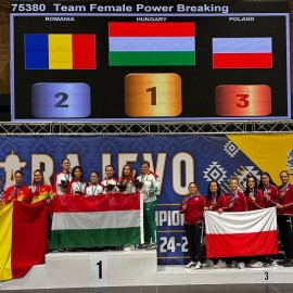 powiększ zdjęcie: Legniczanie wywalczyli dwa medale na mistrzostwach Europy w Taekwon-do