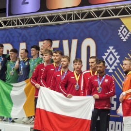 powiększ zdjęcie: Legniczanie wywalczyli dwa medale na mistrzostwach Europy w Taekwon-do
