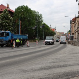 powiększ zdjęcie: Modernizacja ul. Piastowskiej wkracza w końcową fazę