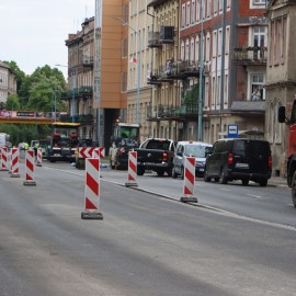 powiększ zdjęcie: Modernizacja ul. Piastowskiej wkracza w końcową fazę