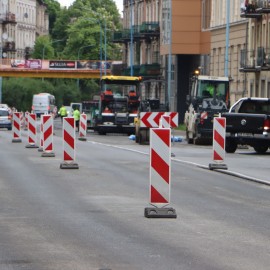 powiększ zdjęcie: Modernizacja ul. Piastowskiej wkracza w końcową fazę