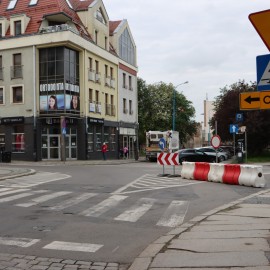 powiększ zdjęcie: Modernizacja ul. Piastowskiej wkracza w końcową fazę
