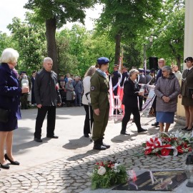 powiększ zdjęcie: Legnica uczciła 80. rocznicę zakończenia II wojny światowej